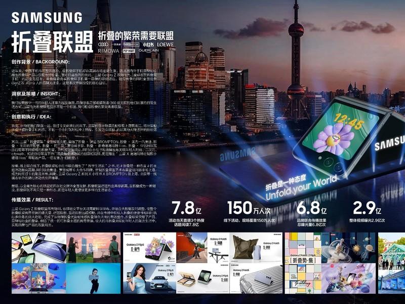 三星折叠联盟跨界 IP 整合营销案例